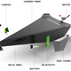 Illustration for article titled This RC Carbon Fiber Glider Looks Like a Stealthy Paper Airplane
